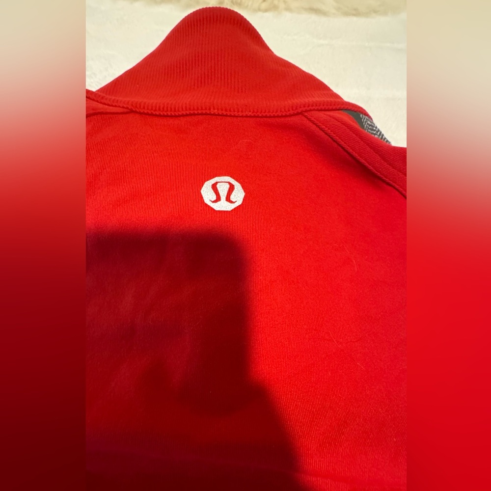 Lululemon Kung Fu Jacket II Red Gray Men's Track Jacket